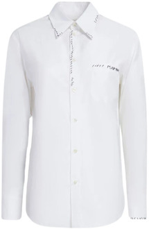 Lange mouwen shirt Marni , White , Dames - M,S,Xs,2Xs