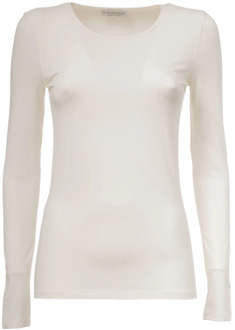 Lange Mouwen T-Shirt Le Tricot Perugia , White , Dames - L,M,S,Xs