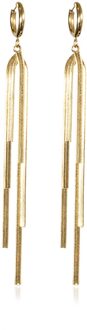 Lange oorbellen Strings  goud - One Size,