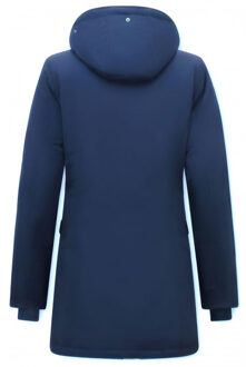 Lange parka winter 5692 Blauw - M