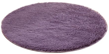 Lange Pluche Zachte Gebied Tapijt Woonkamer Slaapkamer Tapijt Antislip Vloermat Pad Ronde Mat 40*40cm Home Decoratieve Ornament A11