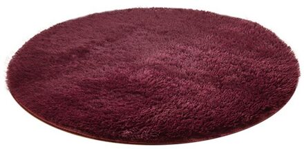 Lange Pluche Zachte Gebied Tapijt Woonkamer Slaapkamer Tapijt Antislip Vloermat Pad Ronde Mat 40*40cm Home Decoratieve Ornament A4