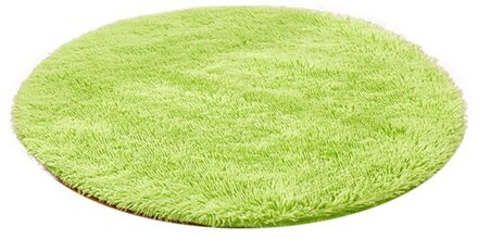 Lange Pluche Zachte Gebied Tapijt Woonkamer Slaapkamer Tapijt Antislip Vloermat Pad Ronde Mat 40*40cm Home Decoratieve Ornament A7