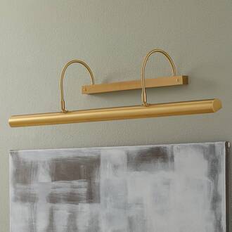 Lange schilderijverlichting PICTURE, mat messing messing / goud