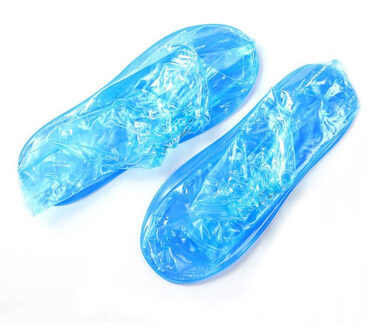 Lange Shoe Cover Voor Mannen Vrouwen Regen Schoen Cover Herbruikbare Voor Schoenen Waterdicht Blauw High-Top Overschoenen Laarzen Protector covers Length 29cm