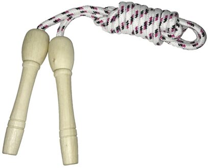 Lange Skipping Groep Touw Multiplayer Met Houten Handvat Praktijk Speed Jump Hout Rayon Fitness Apparatuur
