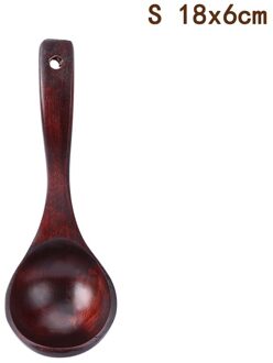 Lange Steel Houten Soep Lepel Bamboe Keuken Kookgerei Gereedschap Theelepel Catering Dessert Rijst Lepel Houten Keuken Gadget