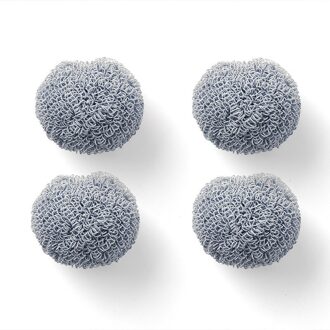 Lange Steel Pot Wassen Borstel Staaldraad Bal Nordic Keuken Nano-Schoonmaken Bal Huishouden Afwassen Borstel Doet niet De W Zilver