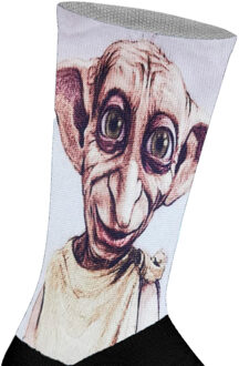 Lange uniseks sokken met elastische print - maat EU 41 - 45 Veelkleurig