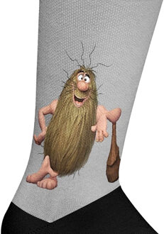 Lange uniseks sokken met elastische print - maat Veelkleurig