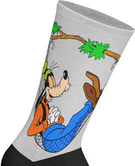 Lange uniseks sokken met elastische print Veelkleurig