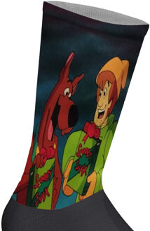 Lange uniseks sokken met elastische print Veelkleurig