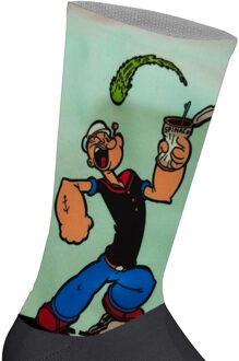 Lange uniseks sokken met elastische print Veelkleurig