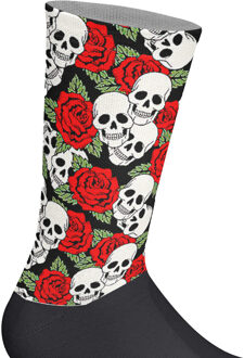 Lange uniseks sokken met elastische print Veelkleurig