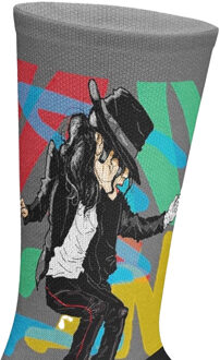 Lange uniseks sokken met elastische print Veelkleurig