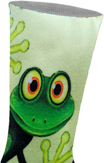 Lange uniseks sokken met elastische print Veelkleurig