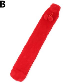 Lange Water Injectie Rubber Warm Water Fles Warm Water Zak Handwarmer Warm Water Fles Set Met Gebreide Cover 02