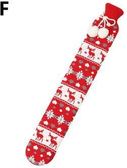 Lange Water Injectie Rubber Warm Water Fles Warm Water Zak Handwarmer Warm Water Fles Set Met Gebreide Cover 06