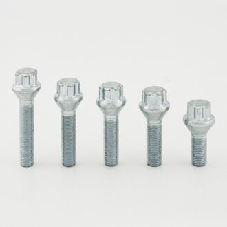 Lange wielbout - M12x1.5mm - Bolkonisch - Lengte 55mm