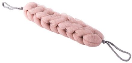 Lange Wrijven Washandje Bad Borstel Voor Terug Handdoeken Exfoliërende Scrub Douche Voor Body Badkamer Accessoires Bad Spons Handdoek 1 stk roze