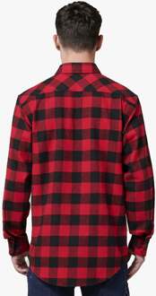 LANGERMIGEN GERUIT FLANELL Heren Overhemden Rood - XL