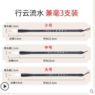 Langhao Yanghao Volwassen Beginners Medium Kleine Kalligrafie Chinese Reguliere Script Praktijk Student Chinese Schilderen Zachte Borstel stijl D