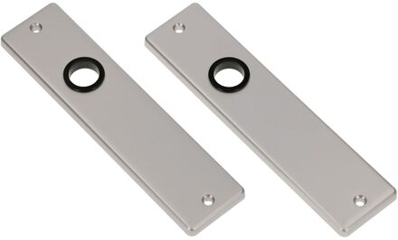 Langschild Blind Massief Aluminium 178x43x7mm