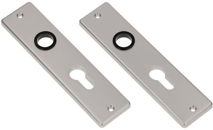 Langschild Euro 72mm Massief Aluminium