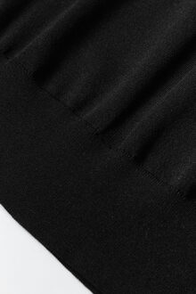 Langsleeve Crewneck Trui - maat M Zwart