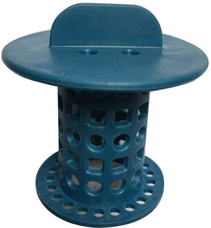 LanLan Bad Afvoer Plug Houder Haar Catcher Verwijderen Collector Schoon Kit Water Stopper Afvoerputje Badkamer Keuken Wastafel blauw
