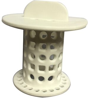 LanLan Bad Afvoer Plug Houder Haar Catcher Verwijderen Collector Schoon Kit Water Stopper Afvoerputje Badkamer Keuken Wastafel wit