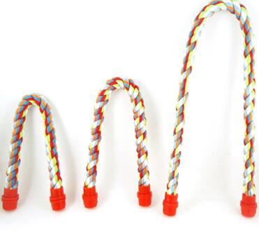 LanLan Huisdier Vogel Katoenen Touw Stand Rack Staande Baars Chew Speelgoed voor Pet Vogels Kooi Levert-30 44cm