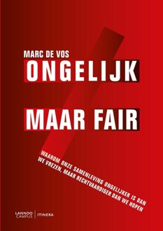 Lannoo Campus Ongelijk maar fair - eBook Marc De Vos (9401428808)