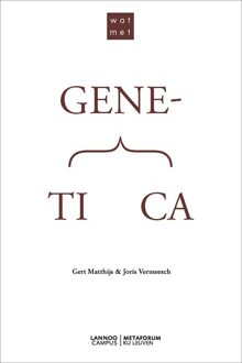 Lannoo Campus Wat met genetica? - eBook Gert Matthijs (9401413363)