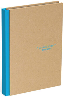 Lannoo Graphics Quattro Colori Neon blue agenda 2016/2017