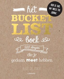 Lannoo Het bucketlist-boek - eBook Elise De Rijck (9401425256)