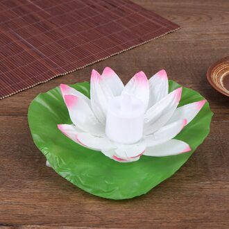 Lantaarns Party Supply Water Zwembad Wishing Light Led Kunstmatige Lotus Kleurrijke Veranderd Drijvende Bloem Lampen wit