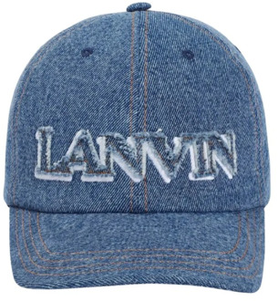 Lanvin Denim Baseball Cap Lanvin , Blue , Heren - 58 Cm,56 CM