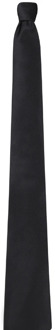 Lanvin Elegante Zwarte Zijden Stropdas voor Heren Lanvin , Black , Heren - ONE Size
