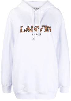 Lanvin Frisse Witte Oversized Hoodie Lanvin , White , Dames - S,Xs