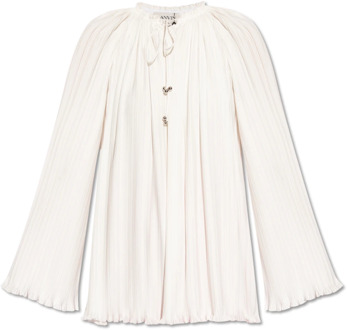 Lanvin Geplooide blouse Lanvin , White , Dames - S,Xs
