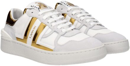 Lanvin Gestreepte Sneakers Wit