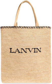 Lanvin Geweven shopper tas Lanvin , Beige , Dames - ONE Size