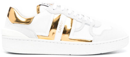 Lanvin Klei Lage Sneakers - maat EU 38 Wit