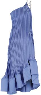 Lanvin Midi Dresses Lanvin , Blue , Dames - XS