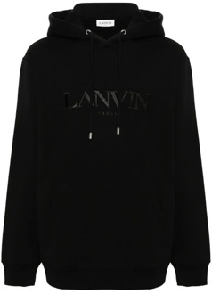 Lanvin Oversized Hoodie Lanvin , Black , Heren - Xl,L,M,S