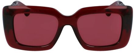 Lanvin Rode Bio Injected Zonnebril - maat Rood