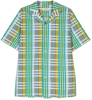 Lanvin Short Sleeve Shirts Lanvin , Multicolor , Heren - 2Xl,Xl,L