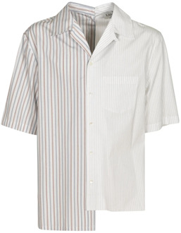 Lanvin Short Sleeve Shirts Lanvin , Multicolor , Heren - Xl,L