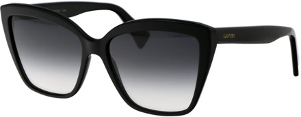 Lanvin Stijlvolle zonnebril met Lnv617S ontwerp Lanvin , Black , Dames - 59 MM